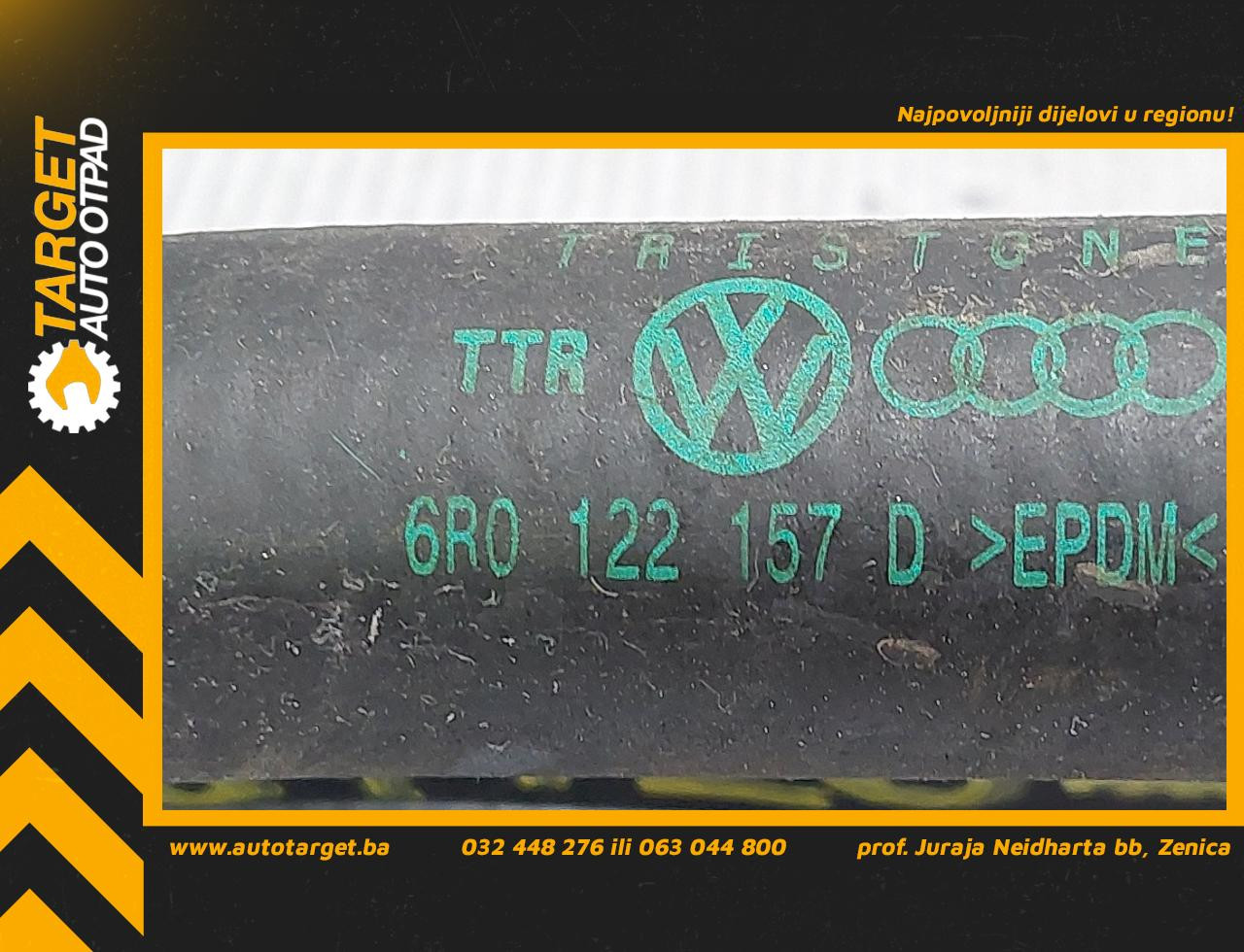 DIJELOVI CRIJEVO SKODA FABIA > 10-14 1.2 6R0122157D
