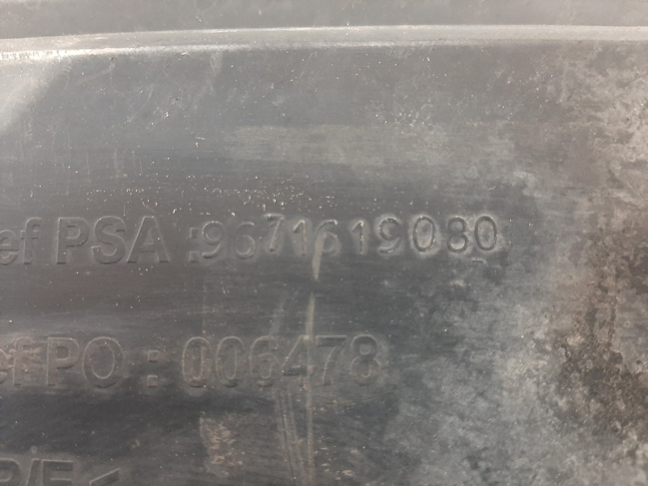 POTPORA PREDNJEG BRANIKA PEUGEOT 207 > 09-12 9371619080