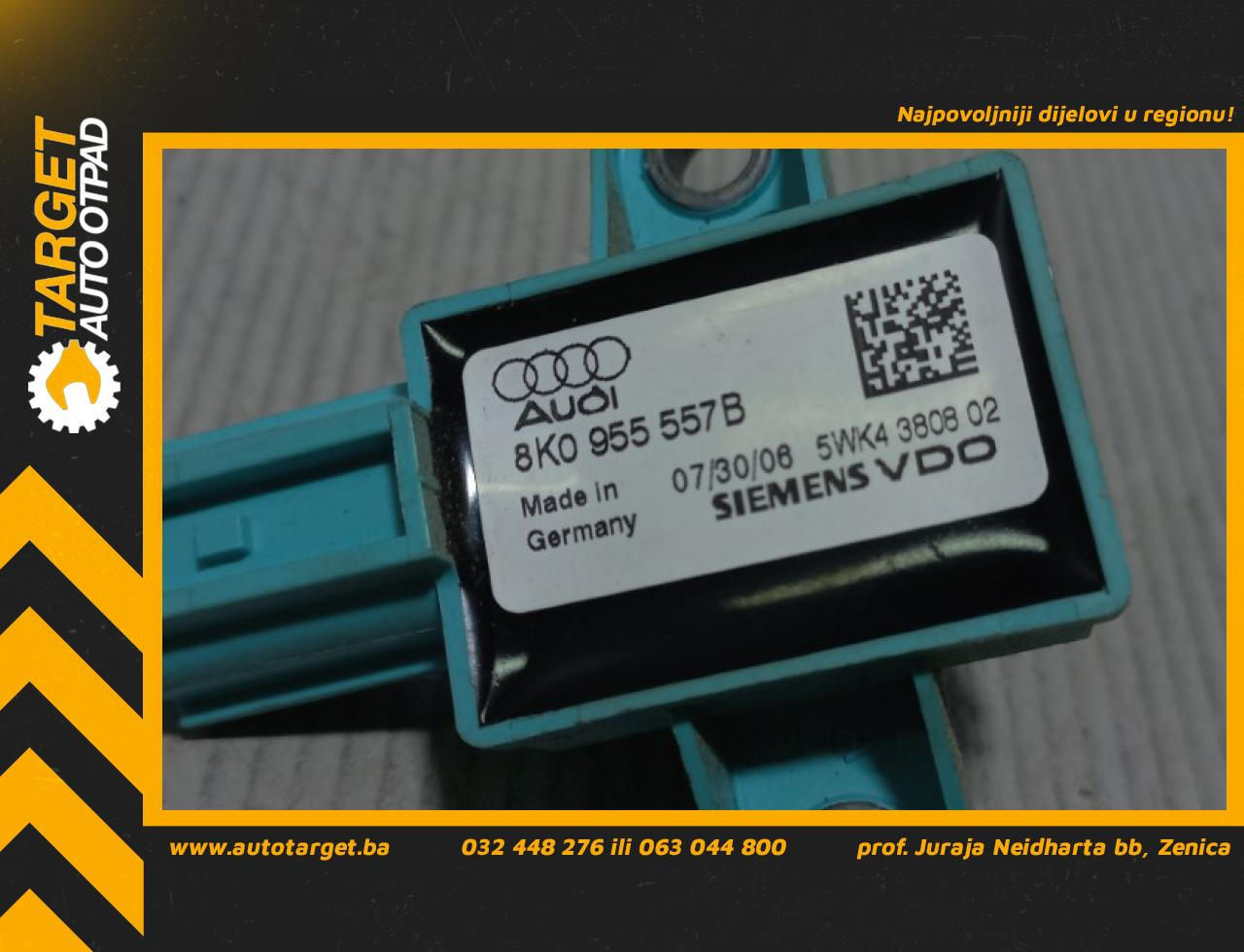 SENZOR AIRBAGA AUDI A5 (8T3/8F7) COUPE > 07-11 8K0955557B