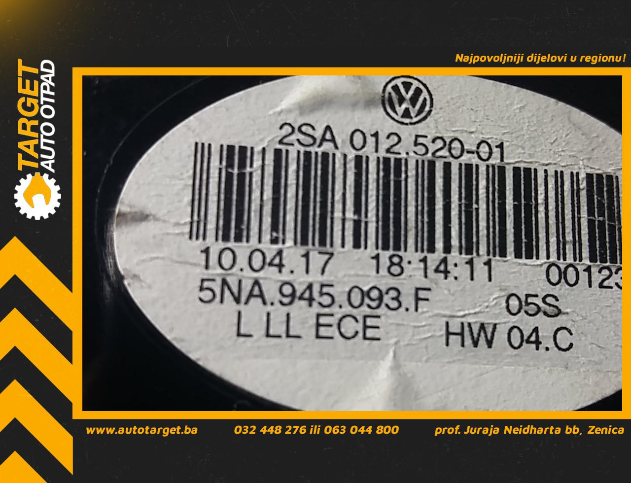 DIJELOVI STOP SVJETLO VW TIGUAN > 16-20 5NA945093F