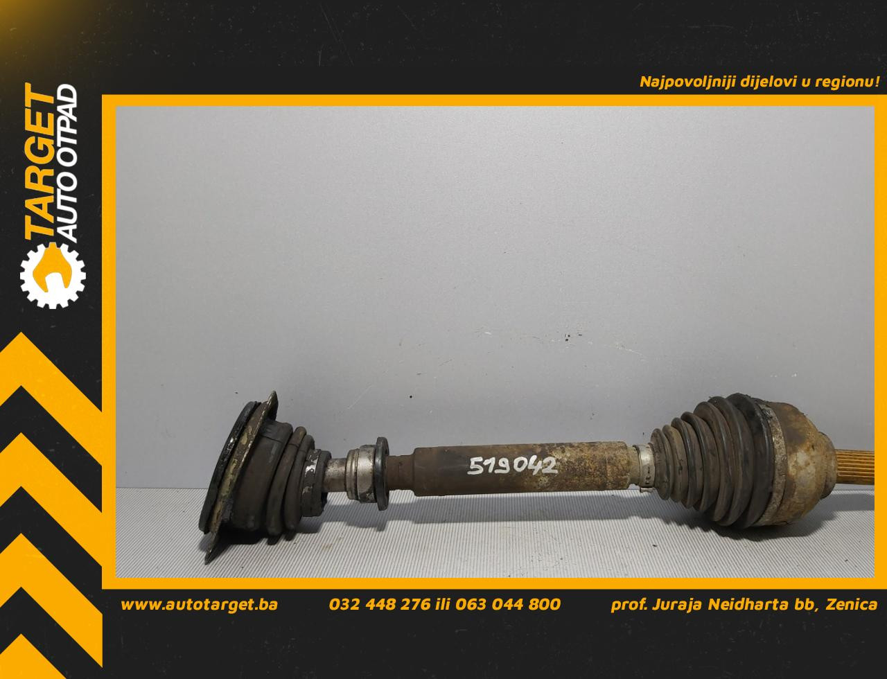 DIJELOVI POLUOSOVINA RENAULT LAGUNA > 01-05 2.2