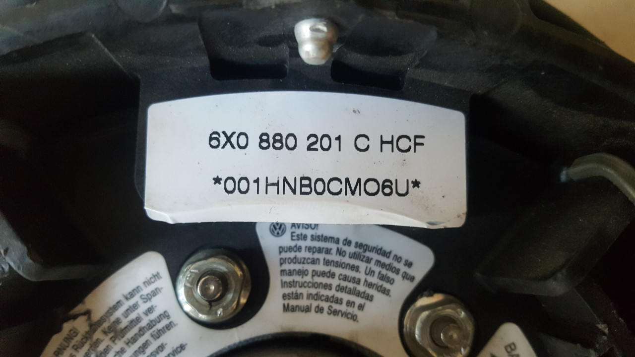 DIJELOVI AIRBAG VOLANA VW POLO > 01-05 6XO880201C