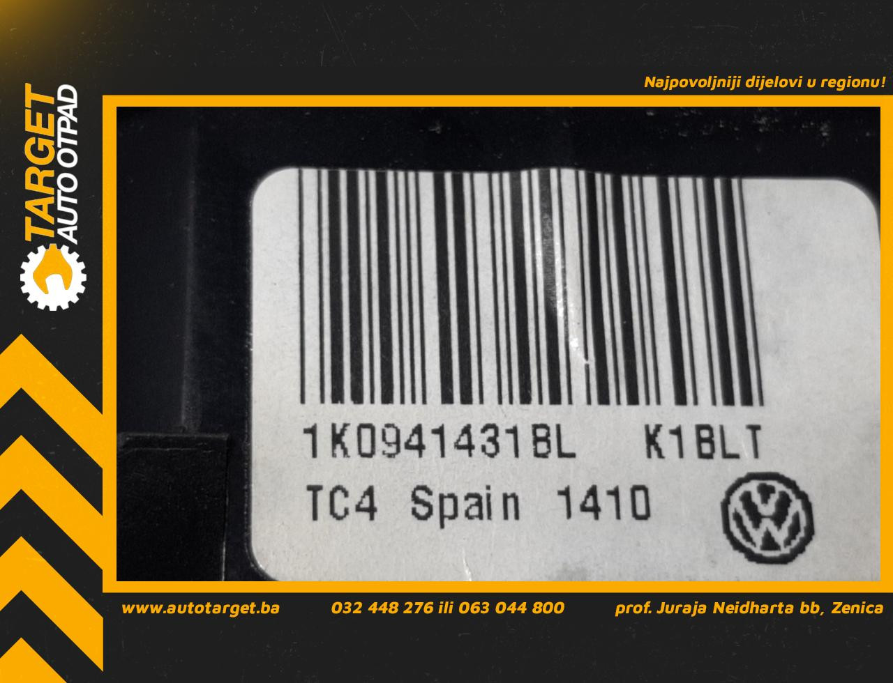 DIJELOVI PREKIDACI SVJETLA VW PASSAT B6 > 05-10 1K0941431BL