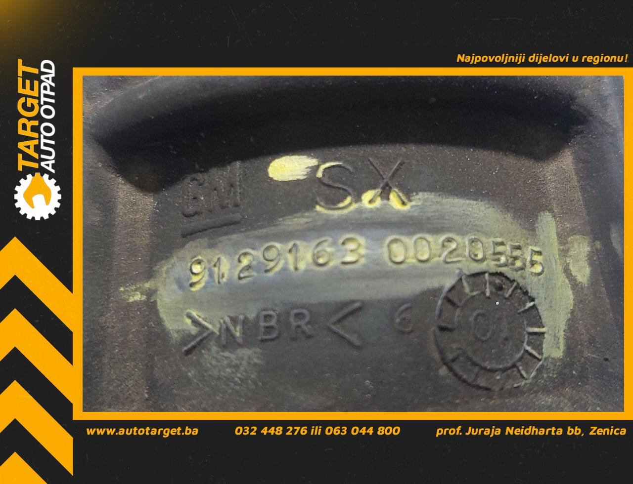 DIJELOVI CRIJEVO OPEL ASTRA G > 98-03 91291630020555