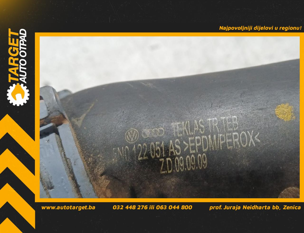 DIJELOVI CRIJEVO VW TIGUAN > 11-15 2.0 5N0122051AS