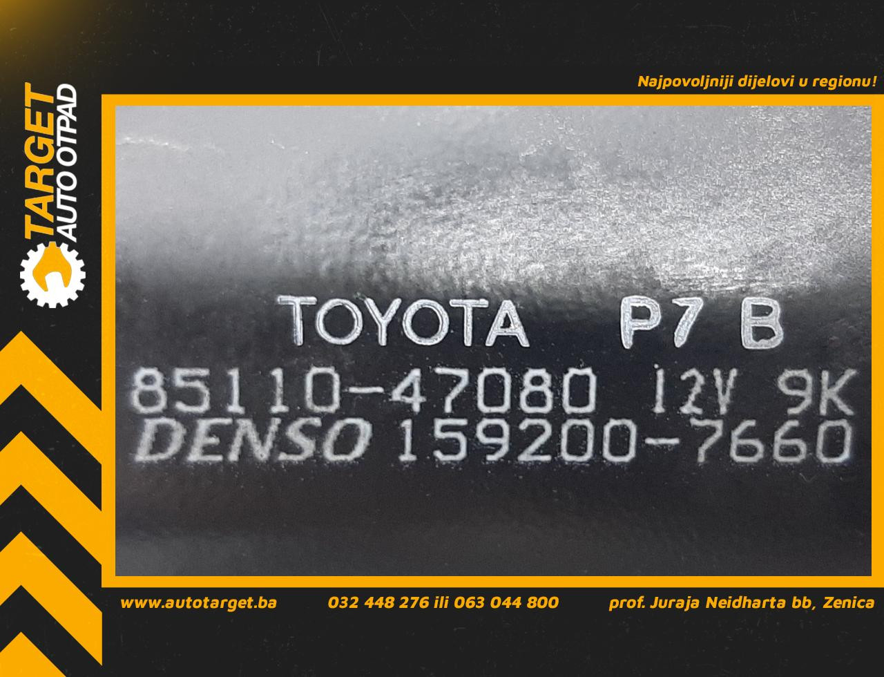 MOTORIC PREDNJEG BRISACA TOYOTA PRIUS XW20 > 04-09 8511047080