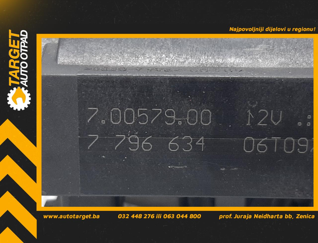 DIJELOVI TC VENTIL BMW SERIJA 1 (E87/E81) > 04-07 70057900