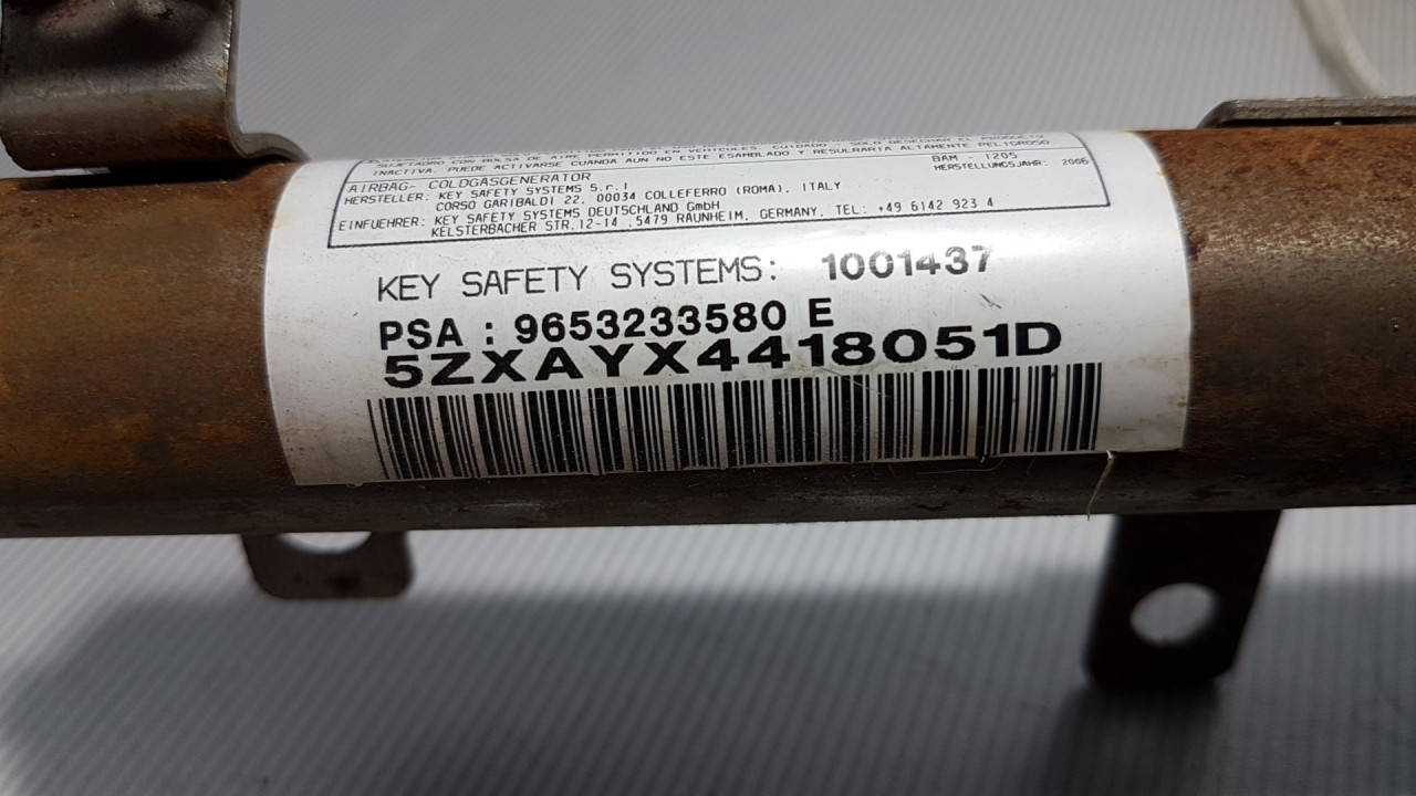 KROVNI AIRBAG PEUGEOT 307 > 05-09 9653233580E