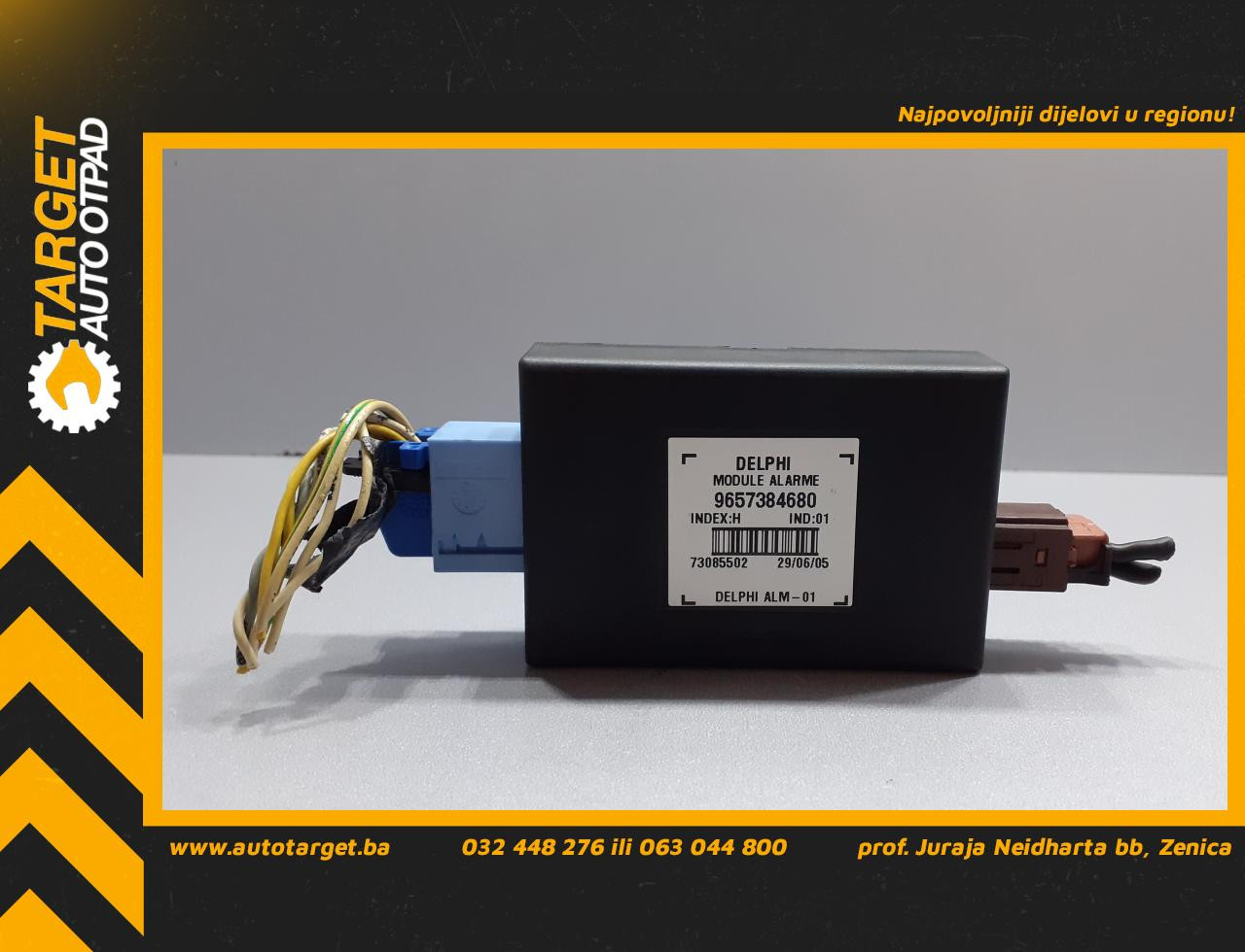 DIJELOVI ELEKTRONIKA ALARMA PEUGEOT 3008 > 09-13 2.0 9657384680