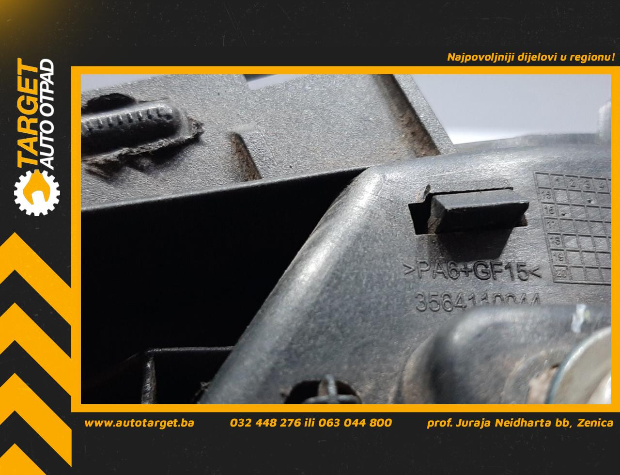 DIJELOVI UNUTRASNJA RUCKA VRATA FIAT IDEA > 03-05 3564110044