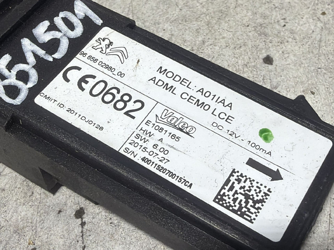 DIJELOVI ELEKTRONIKA MODUL PEUGEOT 308 > 13-17 9665602980