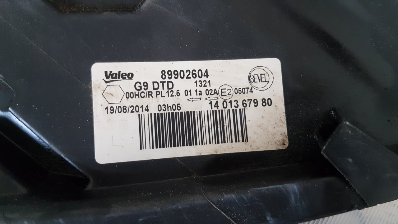 DIJELOVI FAR PEUGEOT EXPERT > 07-16 89902604