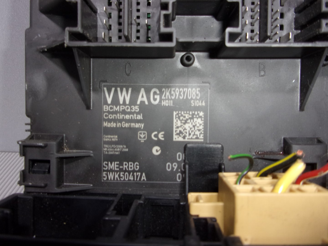 BCM ELEKTRONIKA VW CADDY > 10-15 2K5937085