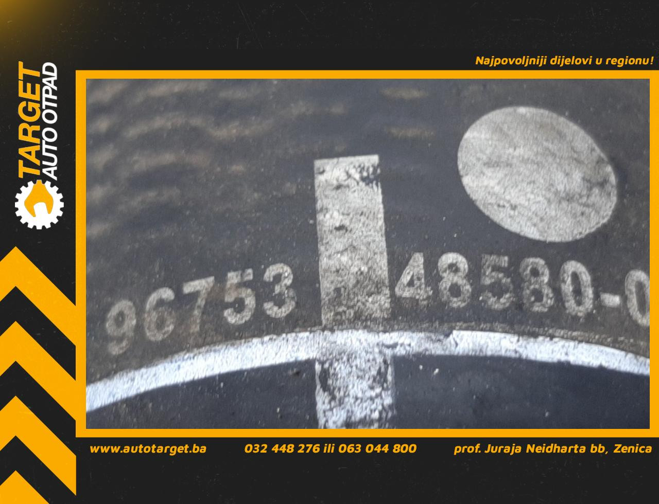DIJELOVI CRIJEVO INTERKULERA CITROEN C3 > 09-13 9675348580