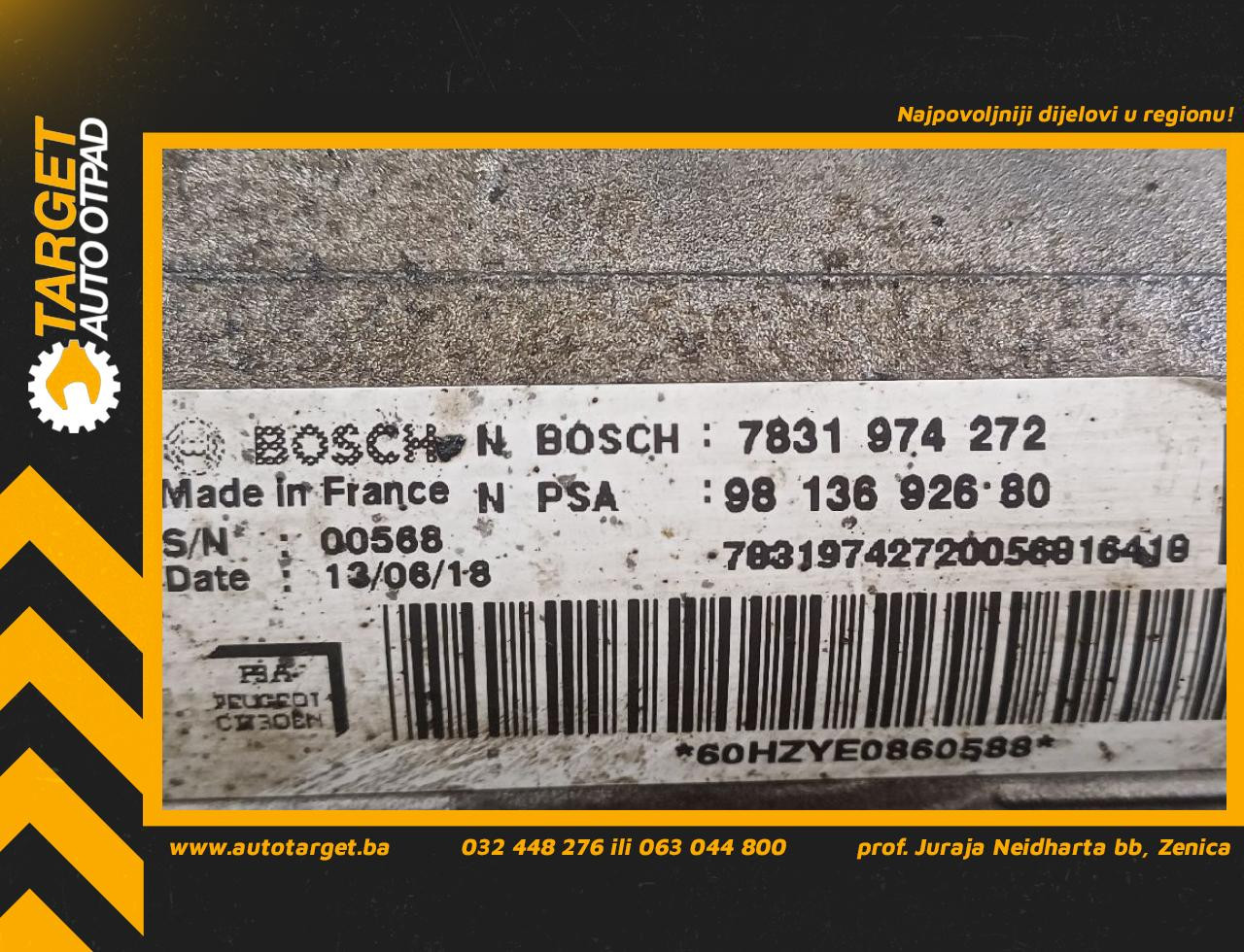 LETVA VOLANA PEUGEOT EXPERT/TRAVELLER > 16- 9813692680