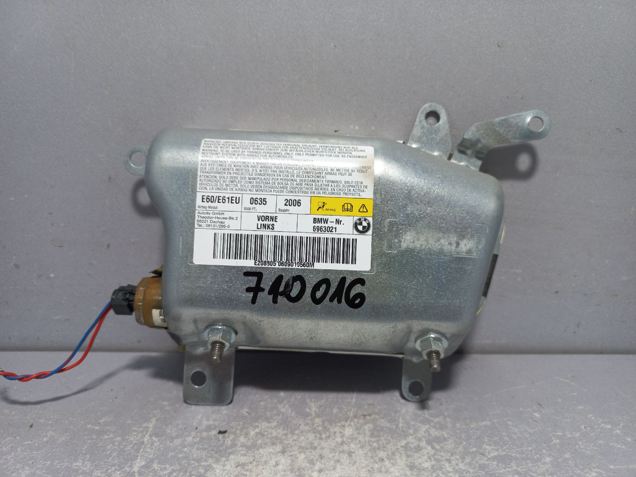 AIRBAG VRATA BMW SERIJA 5 (E60/E61) > 03-07 6963021