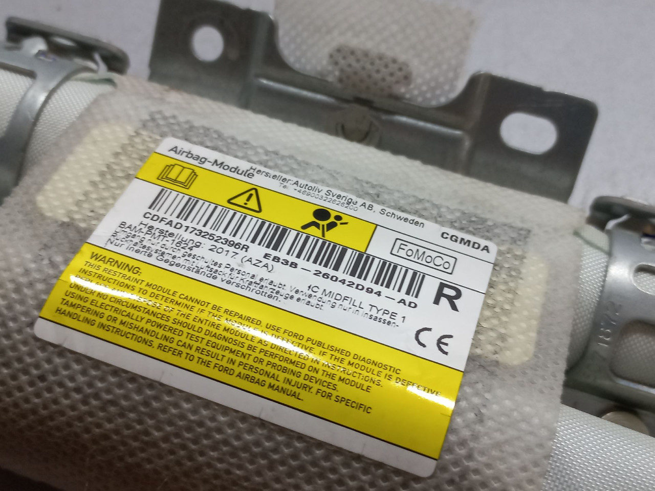 KROVNI AIRBAG FORD RANGER > 16- EB3B26042D94AD