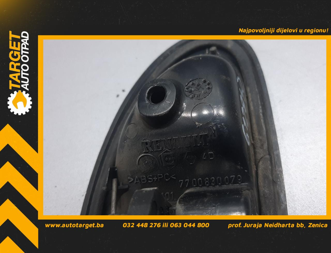 UNUTRASNJA RUCKA VRATA DACIA LOGAN > 05-08 7700830079