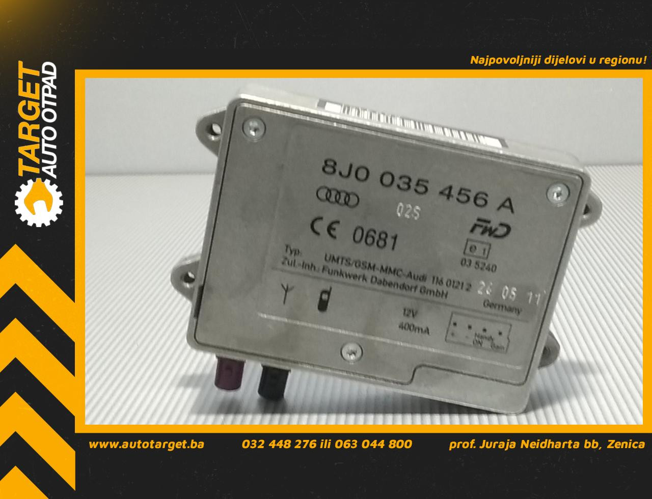 DIJELOVI ELEKTRONIKA MODUL AUDI A4 (B8) > 07-11 8J0035456