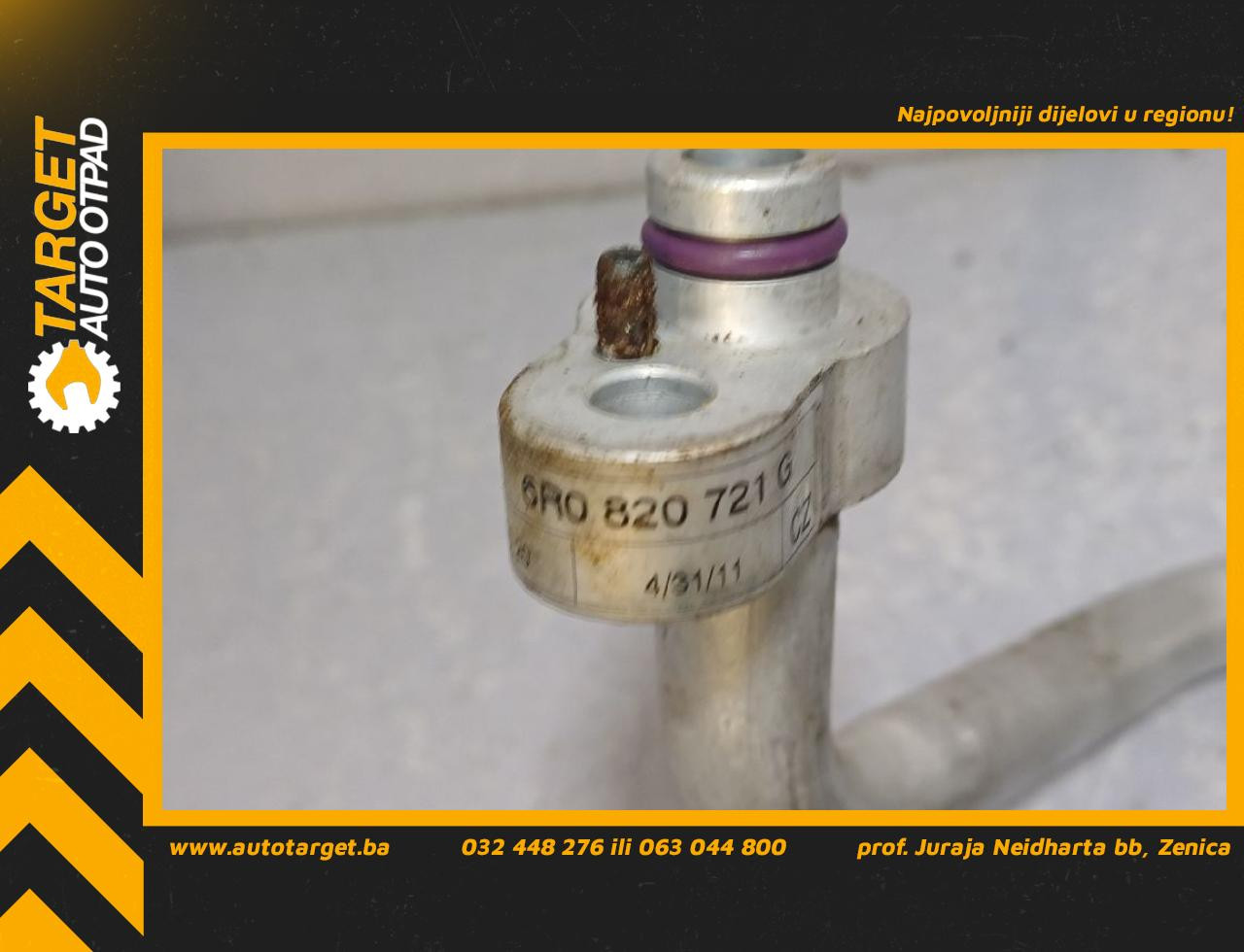 DIJELOVI CRIJEVO KLIME VW POLO > 09-14 6R0820721G