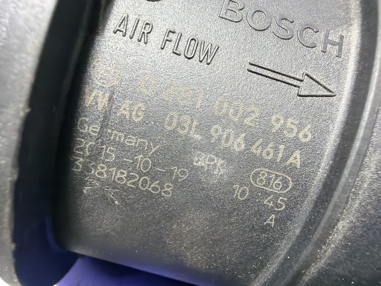 DIJELOVI PROTOK ZRAKA VW GOLF 7 SW > 13- 03L906461A