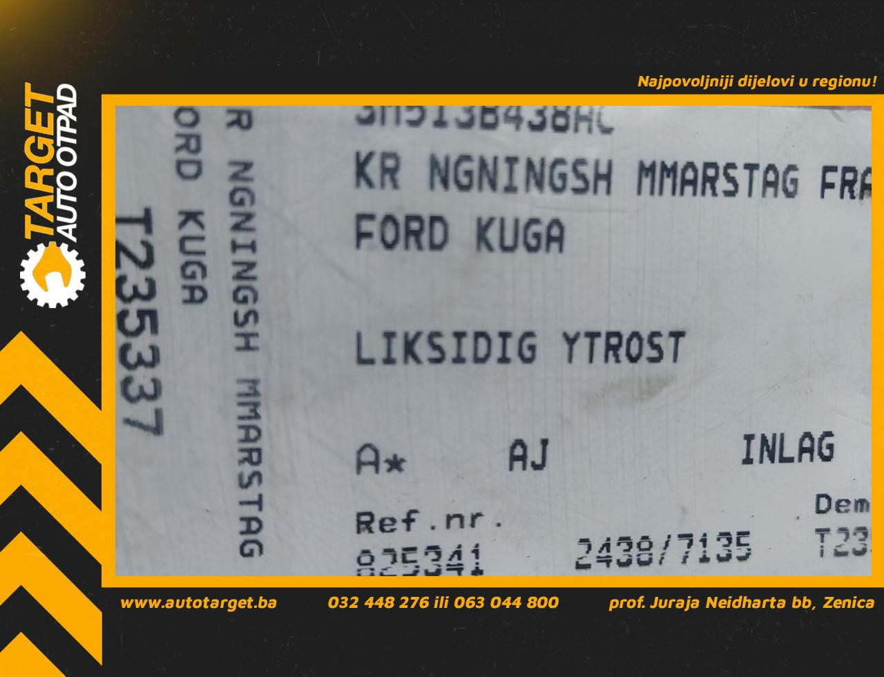 DIJELOVI STABILIZATOR FORD KUGA > 08-12 3M513B438AC