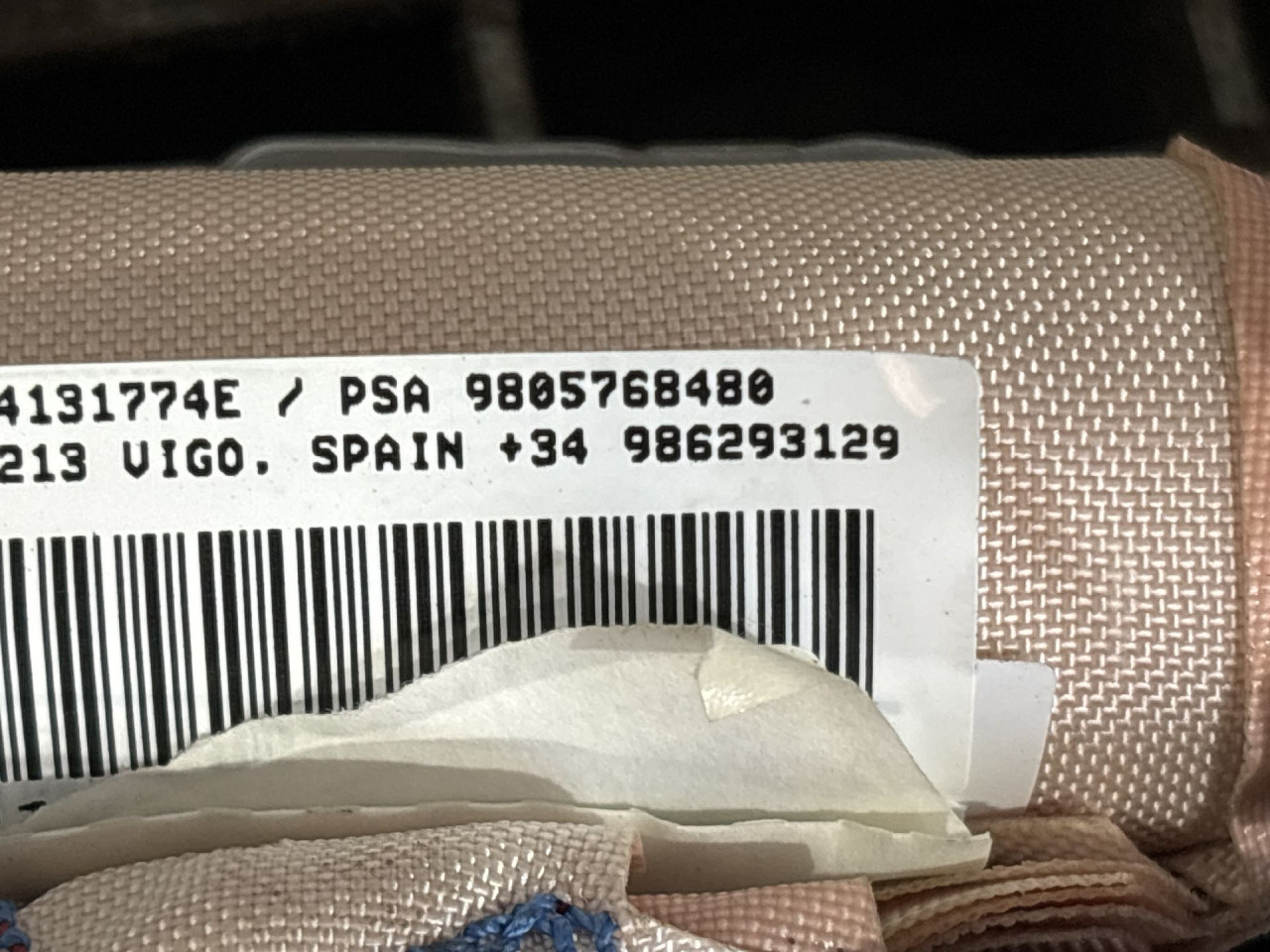 DIJELOVI KROVNI AIRBAG PEUGEOT 308 > 17-21 1.5 9805768480