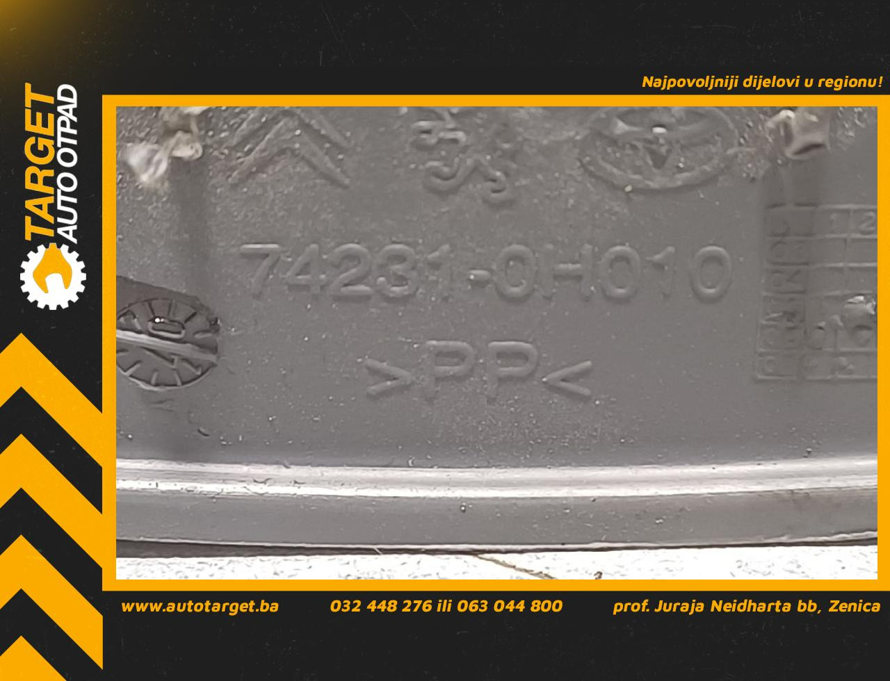 DIJELOVI PREKIDACI PROZORA PEUGEOT 107 > 09-12 742310H010