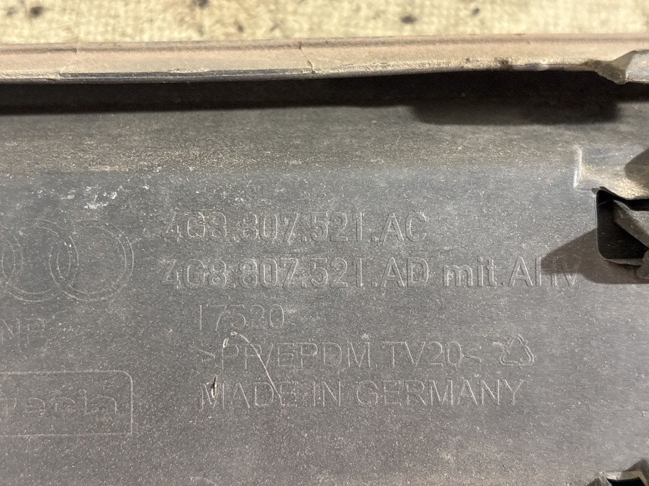 DIJELOVI DIFUZOR AUDI A7 > 14 - 18 4G8807521AC