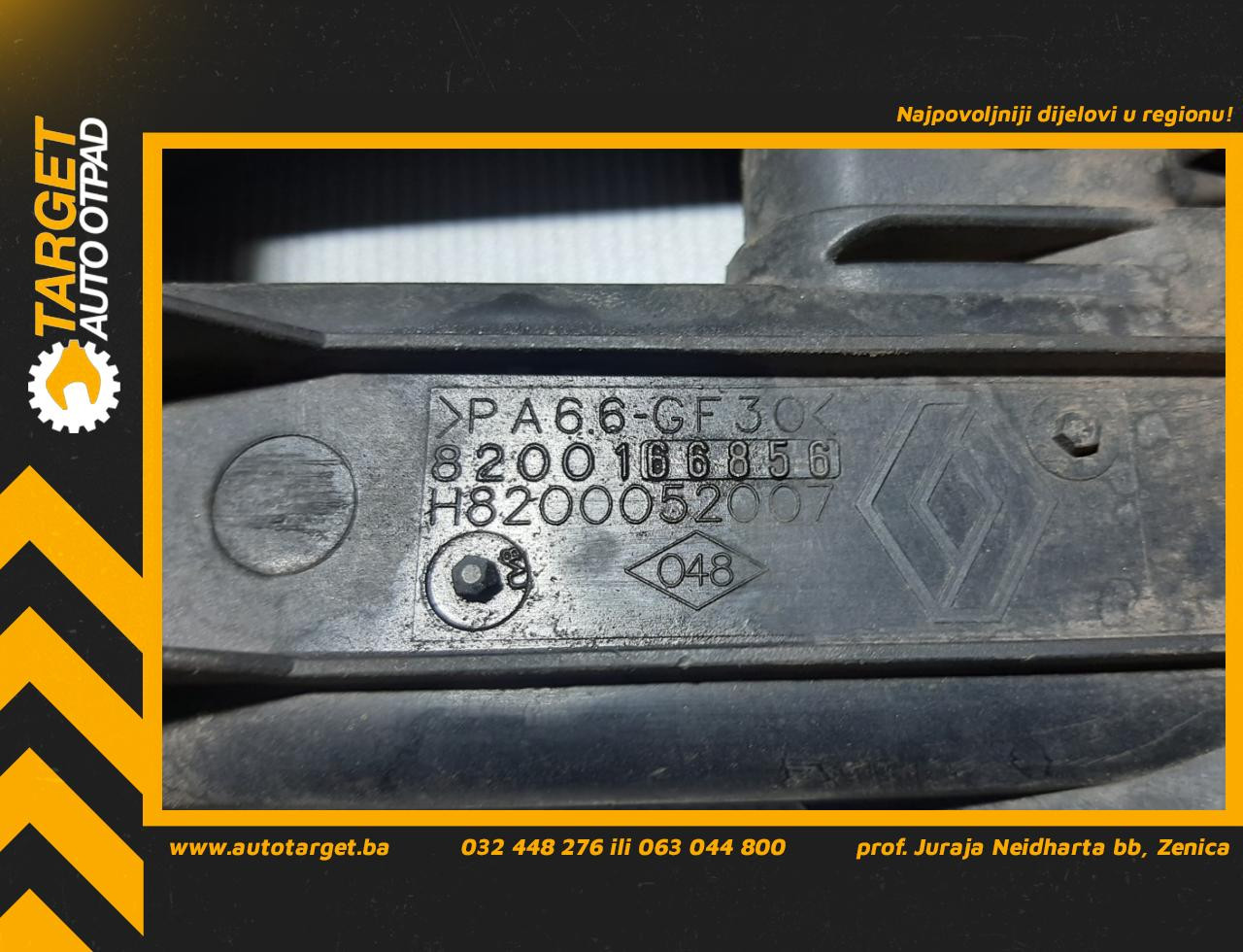 DIJELOVI USISNA GRANA RENAULT CLIO > 01-04 8200166856