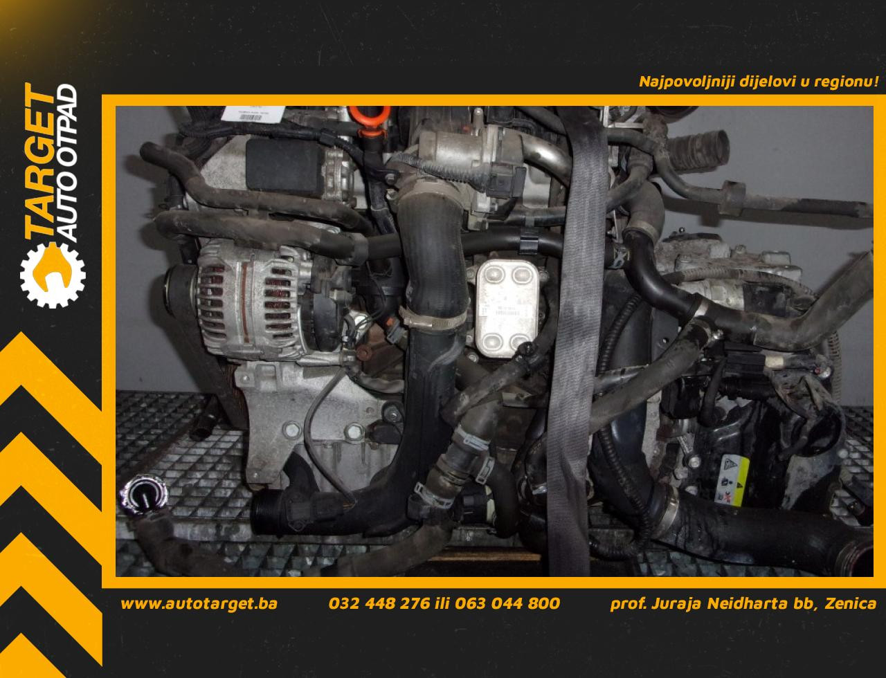 DIJELOVI MOTOR VW CADDY > 10-15 1.6 CAYC