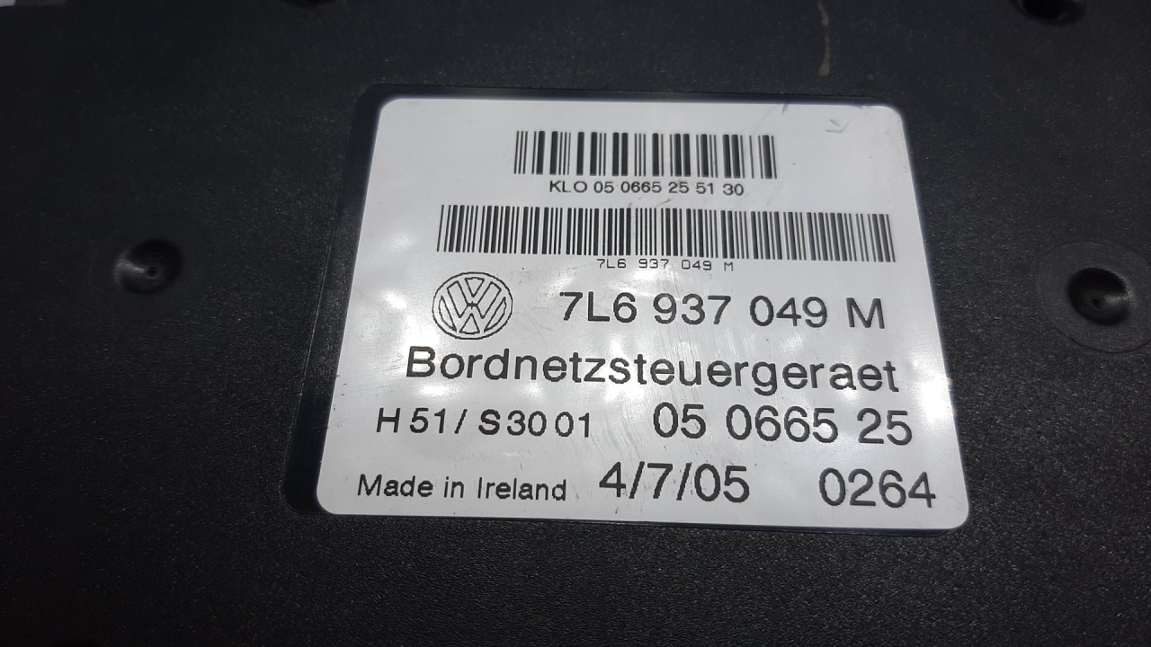 DIJELOVI KOMFORT ELEKTRONIKA VW TOUAREG > 02-06 7L6937049M