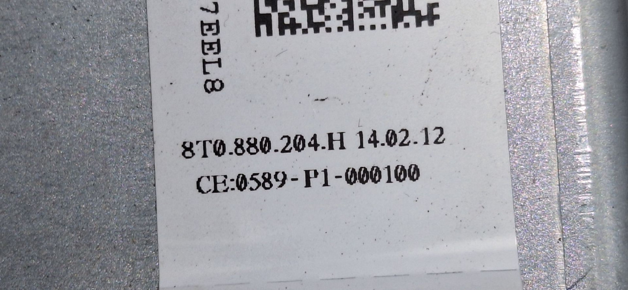 AIRBAG SUVOZACA AUDI A4 (B8) > 12-15 8T0880204H
