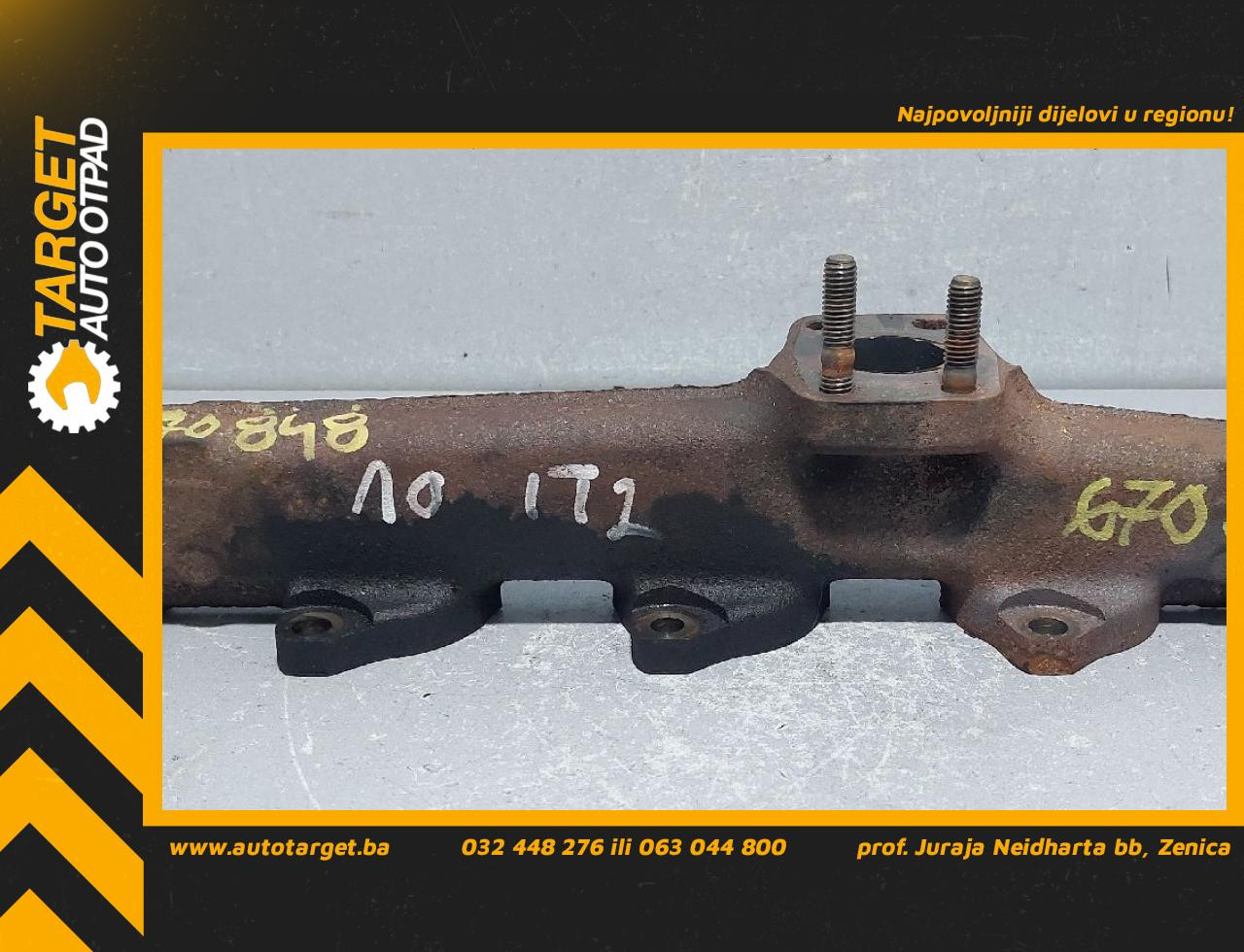 DIJELOVI IZDUVNA GRANA PEUGEOT 308 > 07-11 1.6