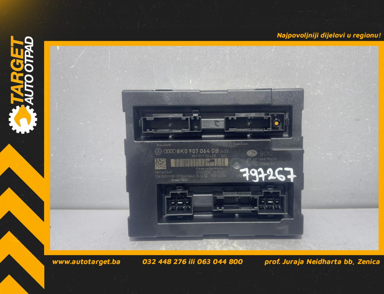 BCM ELEKTRONIKA AUDI A5 (8T) SPORTBACK > 11-17 8K0907064GB