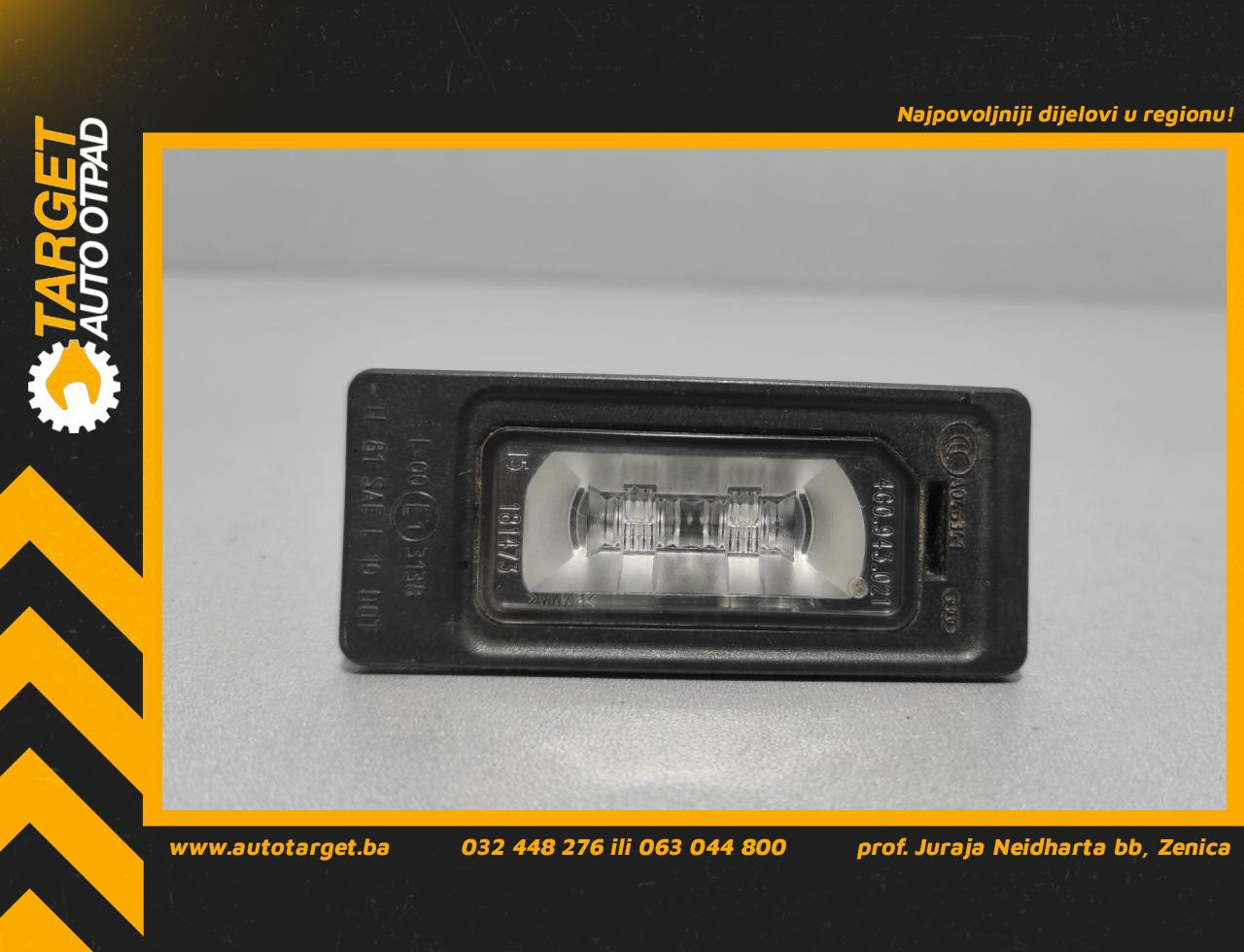 RASVJETA TABLICA AUDI A4 (B8) > 12-15 4G0943021