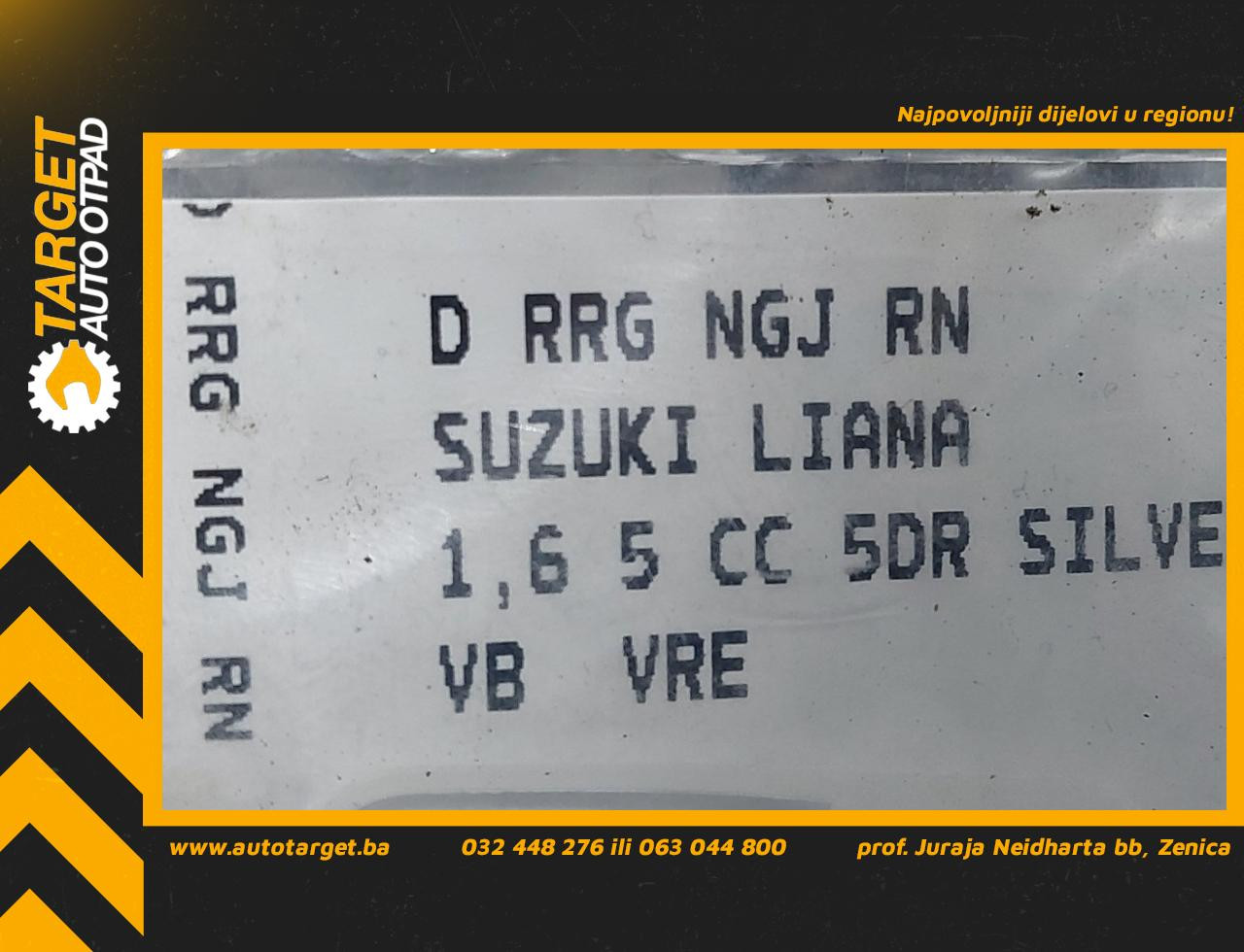 DIJELOVI BAGLAMA SUZUKI LIANA > 01-06