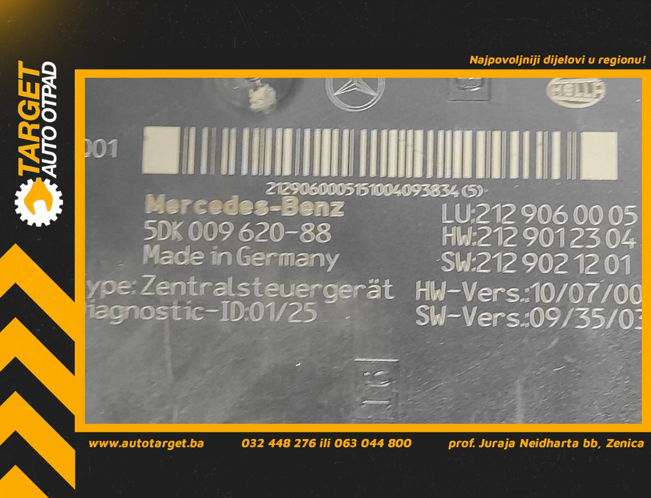 ELEKTRONIKA KUTIJA OSIGURACA MERCEDES E KLASA (W212) > 09-13 5DK0