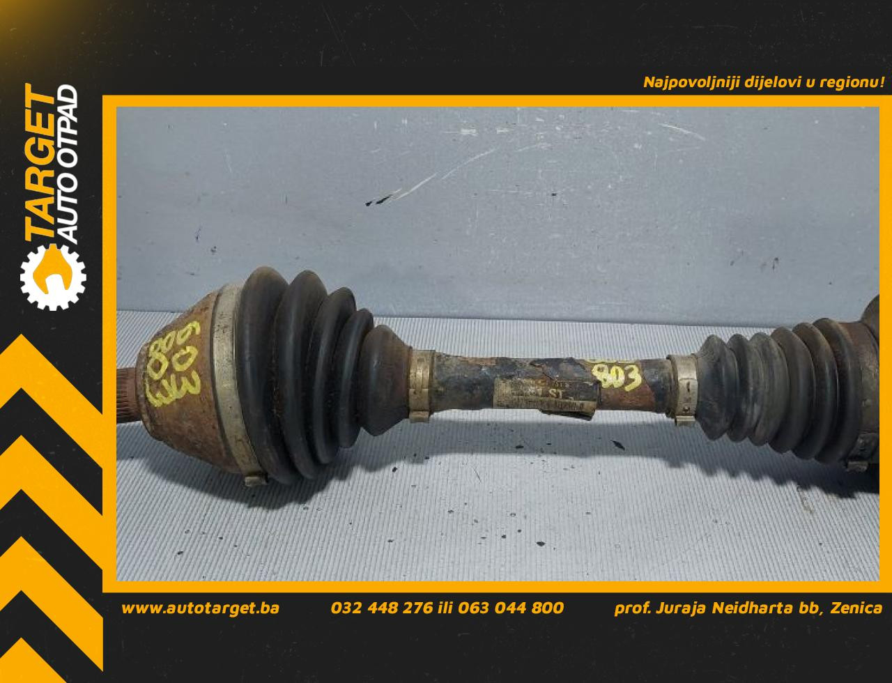 DIJELOVI POLUOSOVINA VW POLO > 09-14 66 6R0407761S
