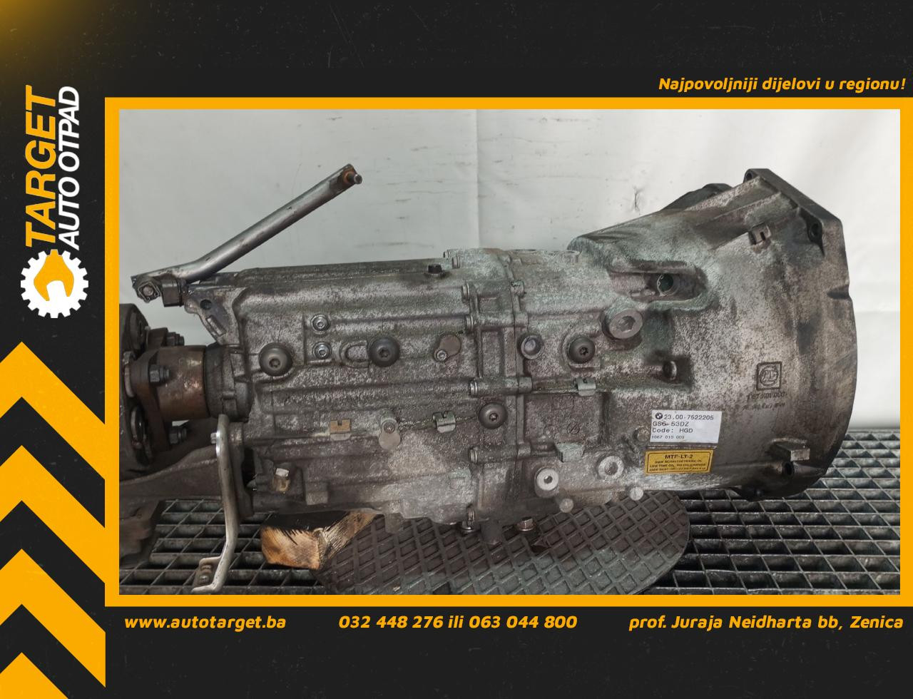 DIJELOVI MJENJAC BMW SERIJA 5 (E60/E61) > 03-07 3.0 HGD