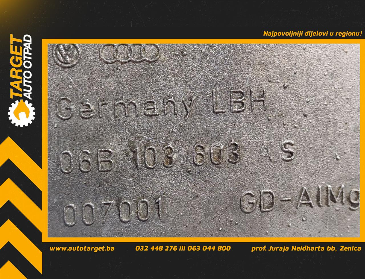 DIJELOVI KARTER AUDI A4 (B7) > 04-07 06B103603AS