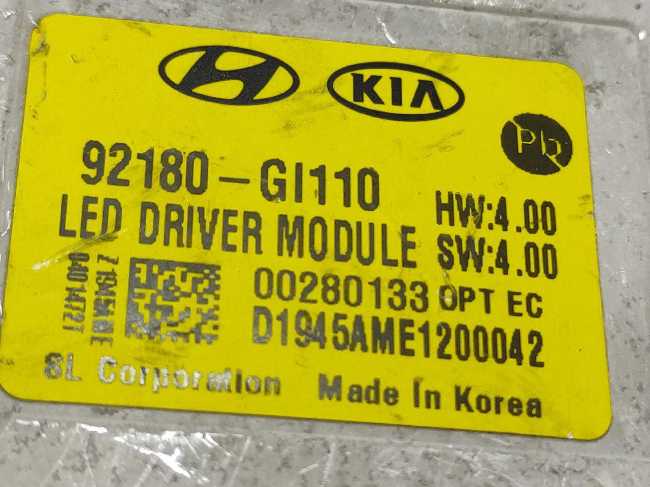 BALAST FARA HYUNDAI IONIQ > 21- 92180GI110