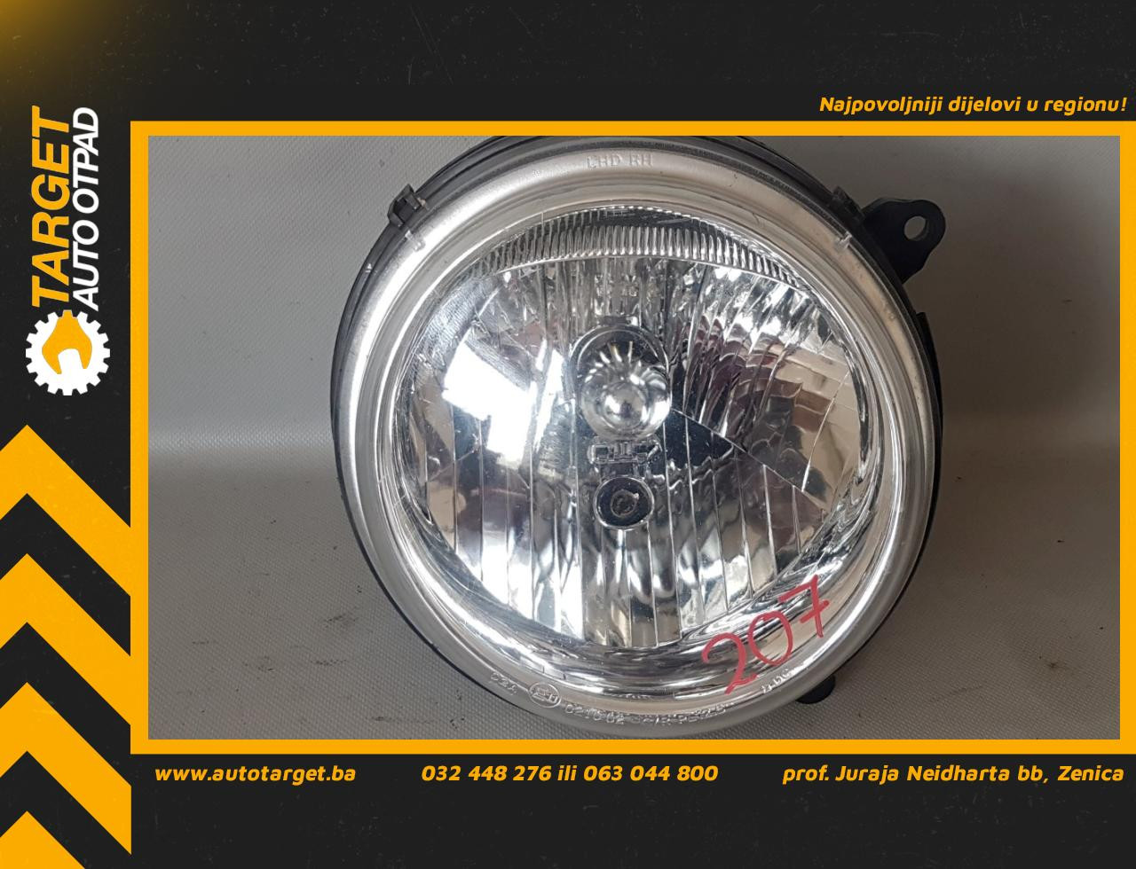 DIJELOVI FAR JEEP CHEROKEE > 08-12 JE001014