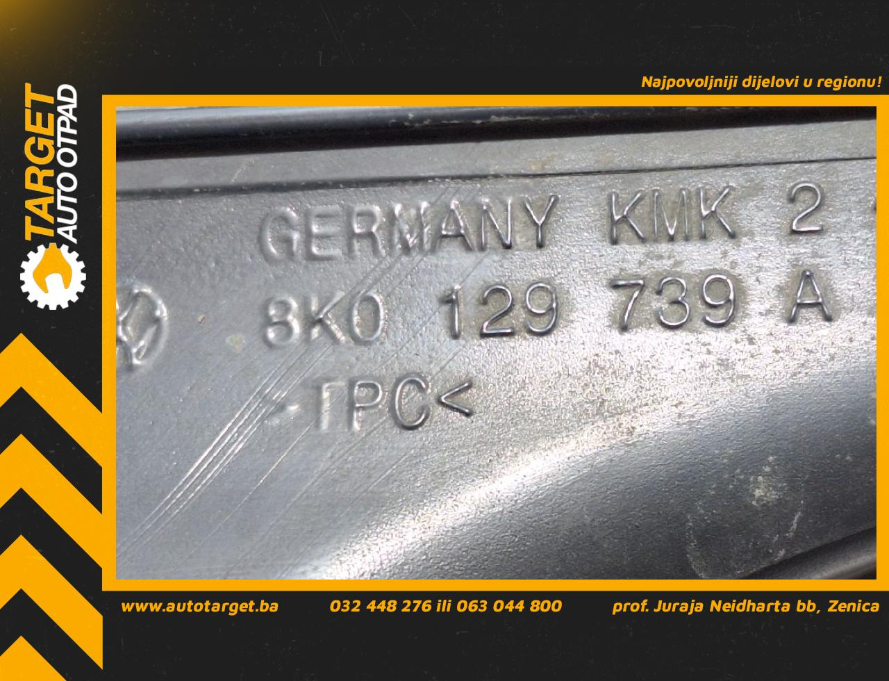 DIJELOVI USMJERIVAC ZRAKA AUDI A4 (B8) > 12-15 2.0 8K0129739A