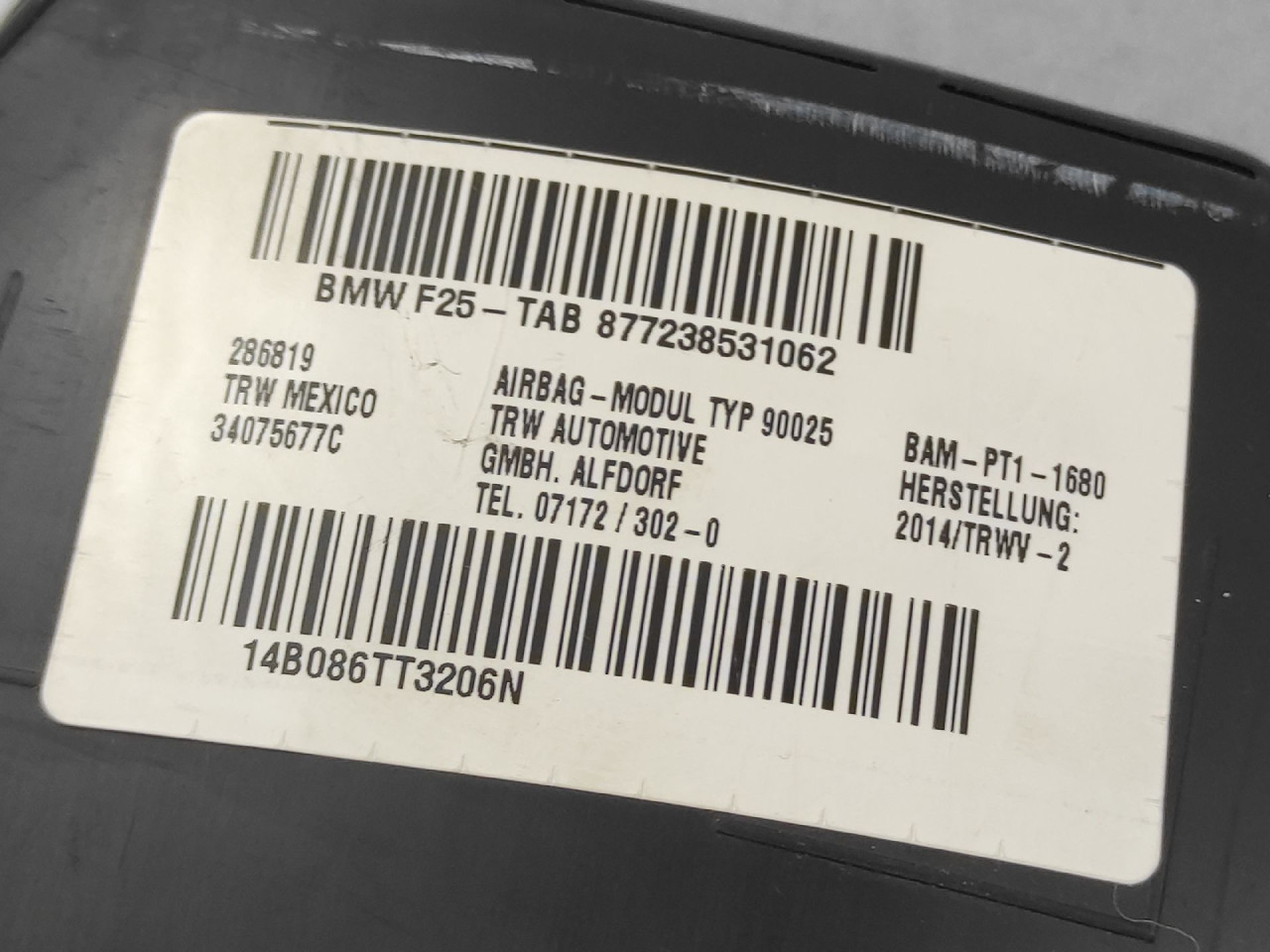 AIRBAG SJEDISTA BMW X4 (F26) > 13-18 7238531