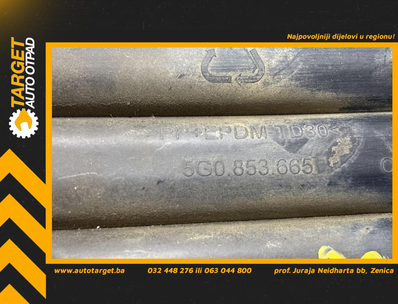 DIJELOVI PLASTIKA BRANIKA VW GOLF 7 > 12-16 1.6 5G0853665