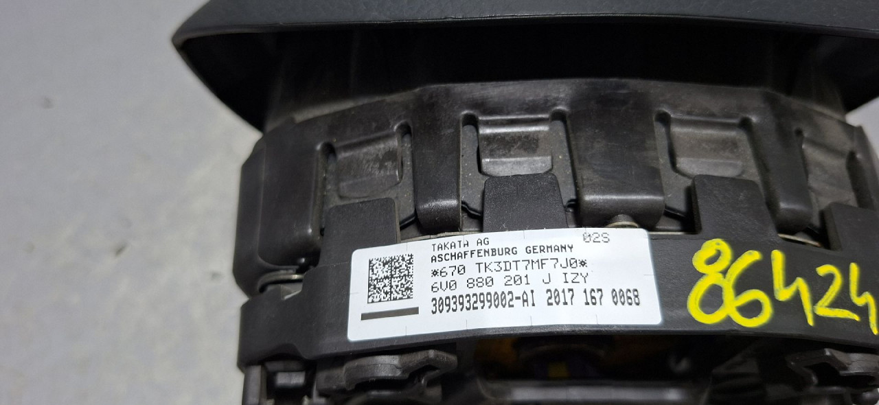 DIJELOVI AIRBAG VOLANA SKODA FABIA > 14- 1.2 6V0880201J