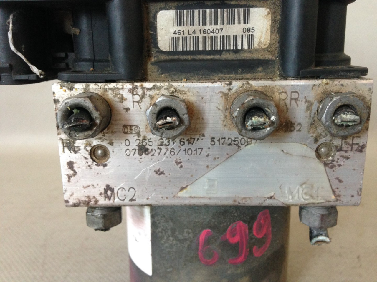ABS ELEKTRONIKA PEUGEOT BOXER > 06-14 0265231617 026580