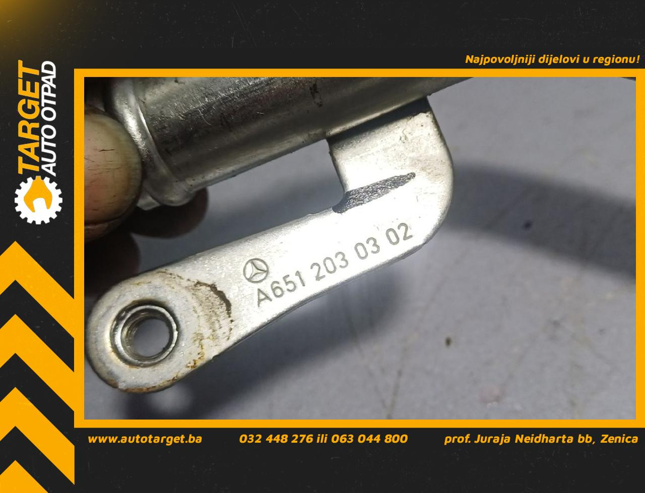 DIJELOVI CRIJEVO MERCEDES B KLASA (W246) > 14-19 2.2 A6512030302