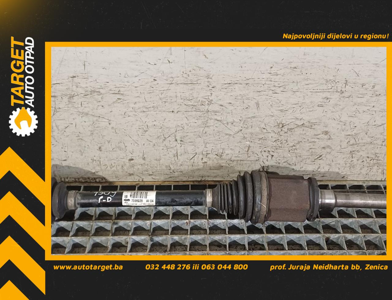 DIJELOVI POLUOSOVINA BMW X3 (F25) > 14-17 2.0 7598028